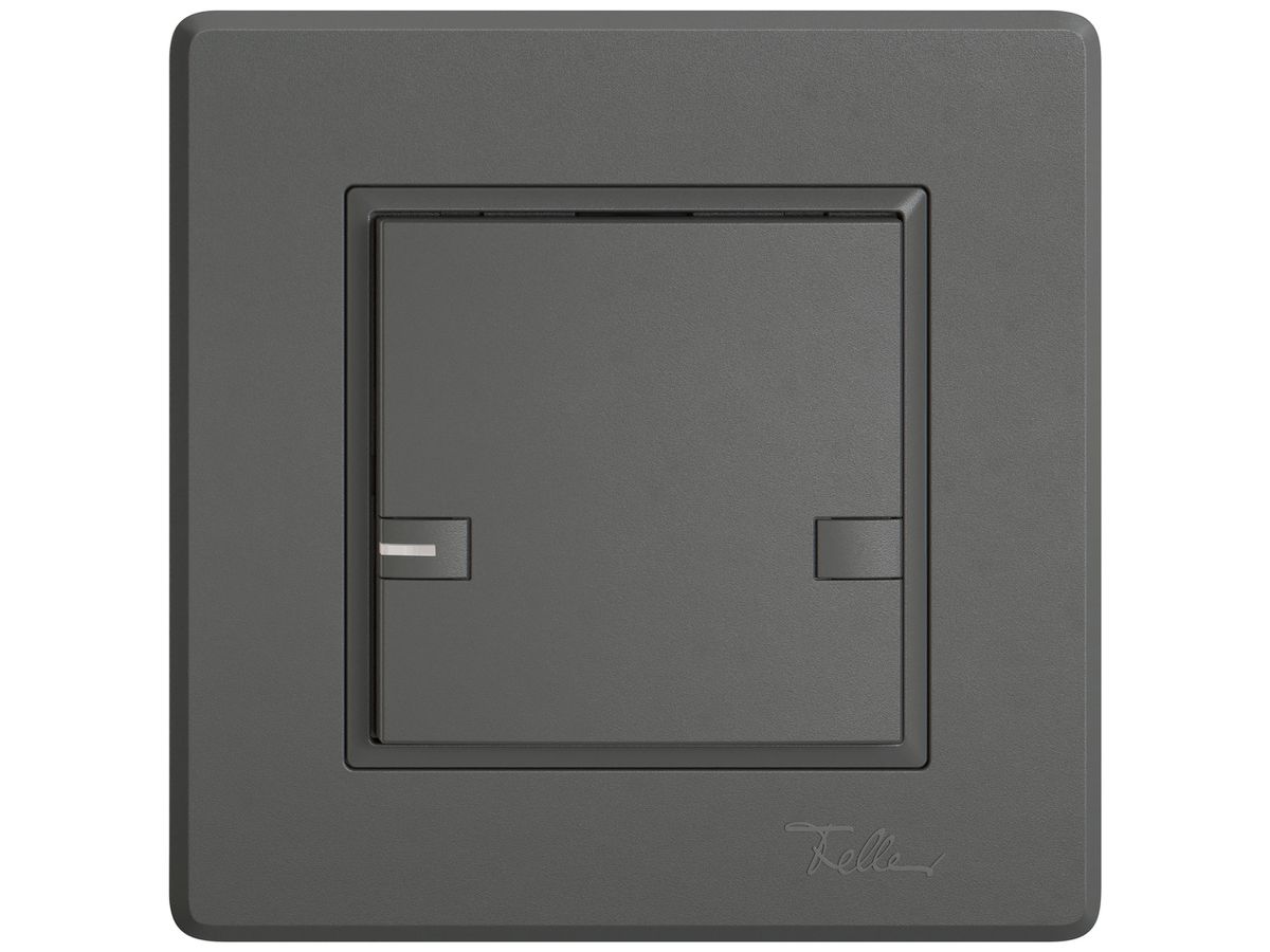 UP-KNX-Taster RGB EDIZIO.liv SNAPFIX® Temperaturfüh.RGB-LED 1×T 2-Tbed.dgu