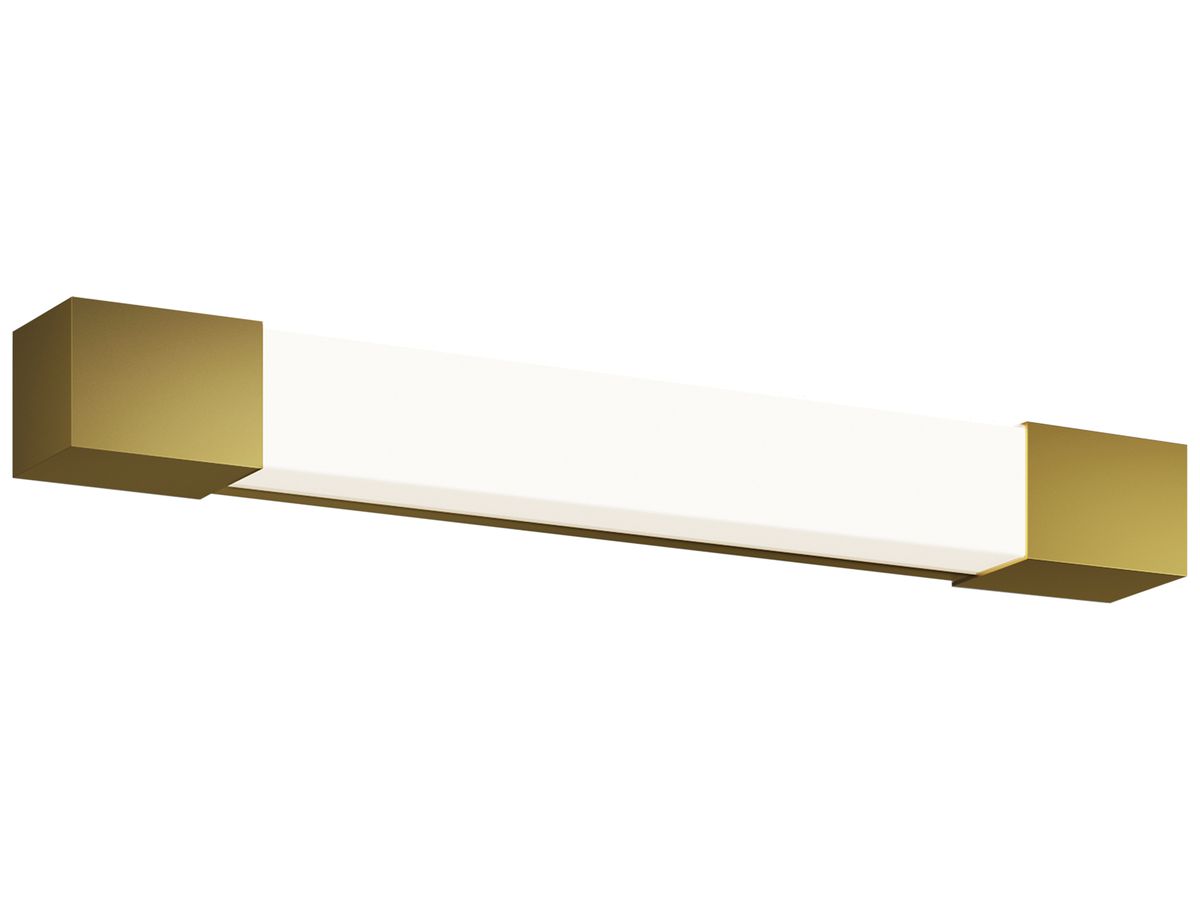 LED-Wandleuchte Philips Rover SQ 5W 730lm 827 IP44 444×50×52mm Messing