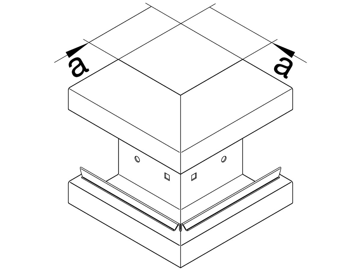 Ausseneck tehalit BRS 85130B verzinkt