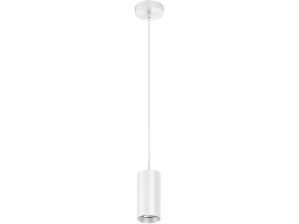 Abhängeset DOTLUX für SLIMvario, Rosette Ø100×41mm, weiss