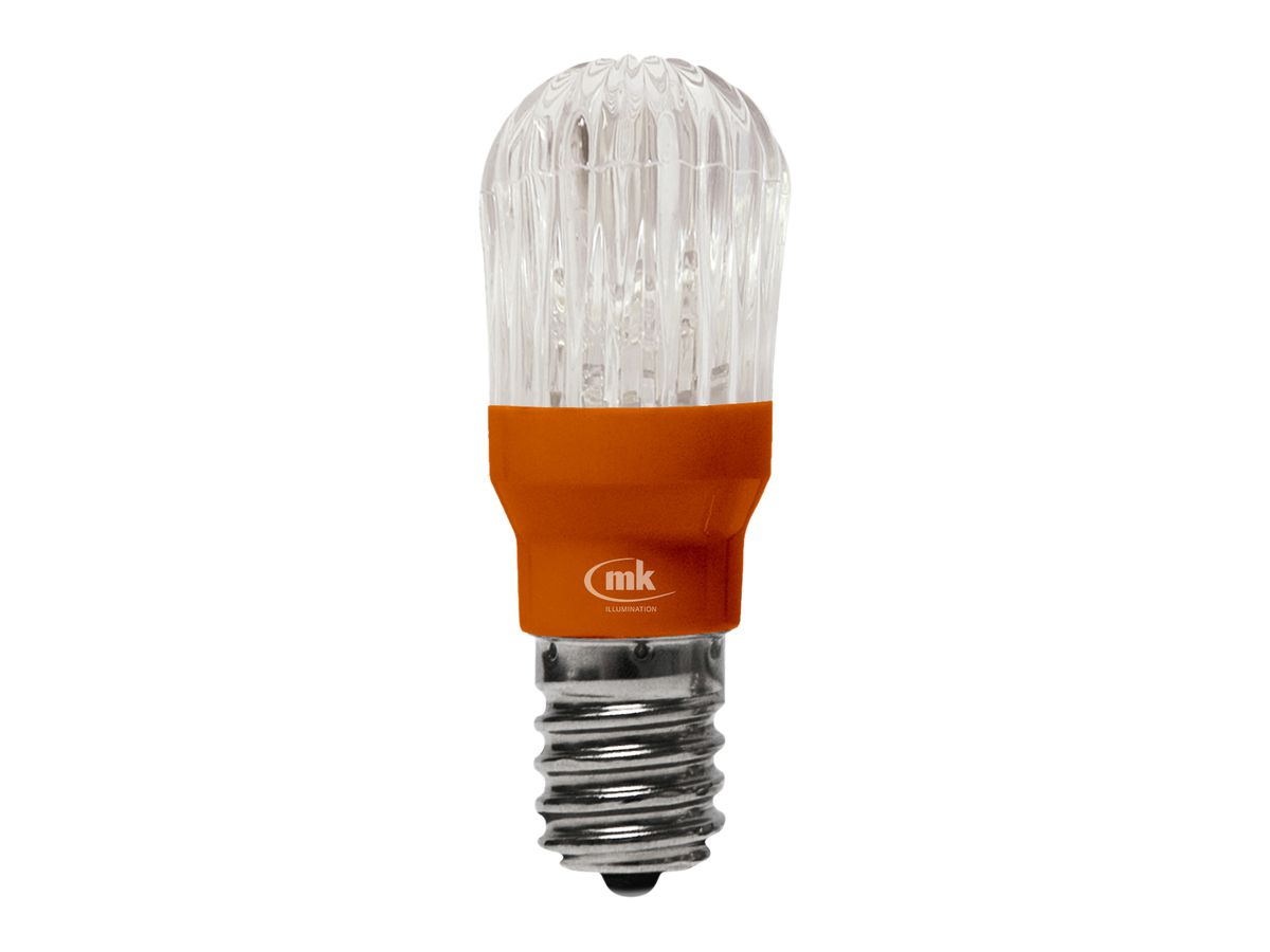 LED Leuchtmittel 0.5W 12V amber E14 Bulb MK
