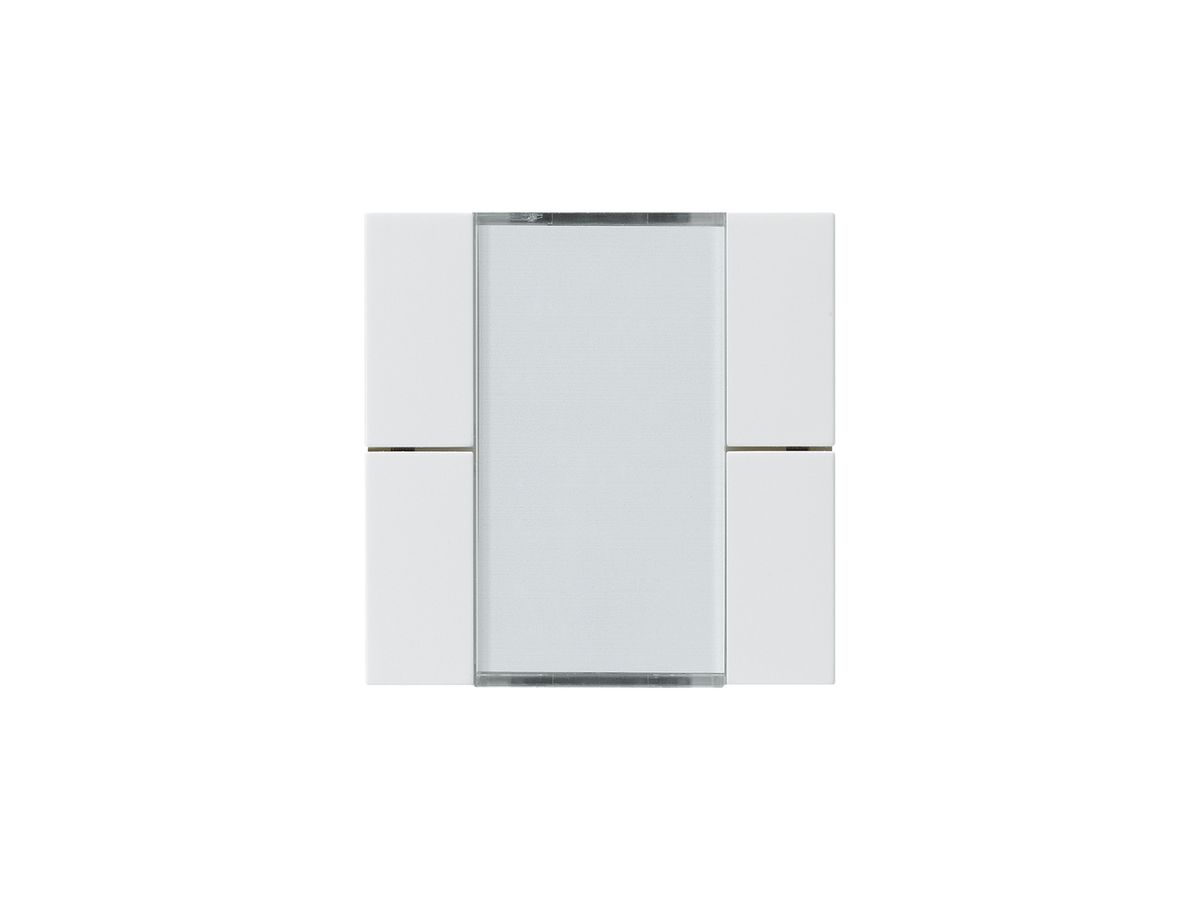 Frontset Hager kallysto 4×KNX systemlink/easylink weiss