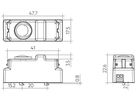 Multisensor Tridonic SFI 40 PIR DALI Licht/Bewegung Casambi schwarz