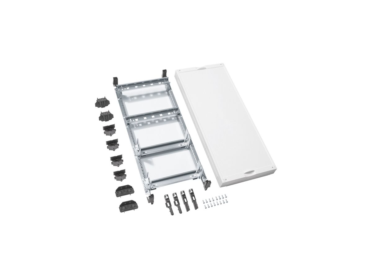 Baustein Hager Univers N 2×DIN-Schienen 150×250×600mm 110mm