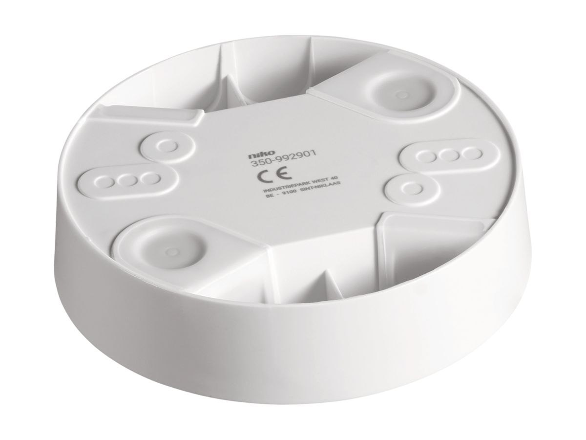AP-Rahmen Niko IP54 Ø105×25mm weiss
