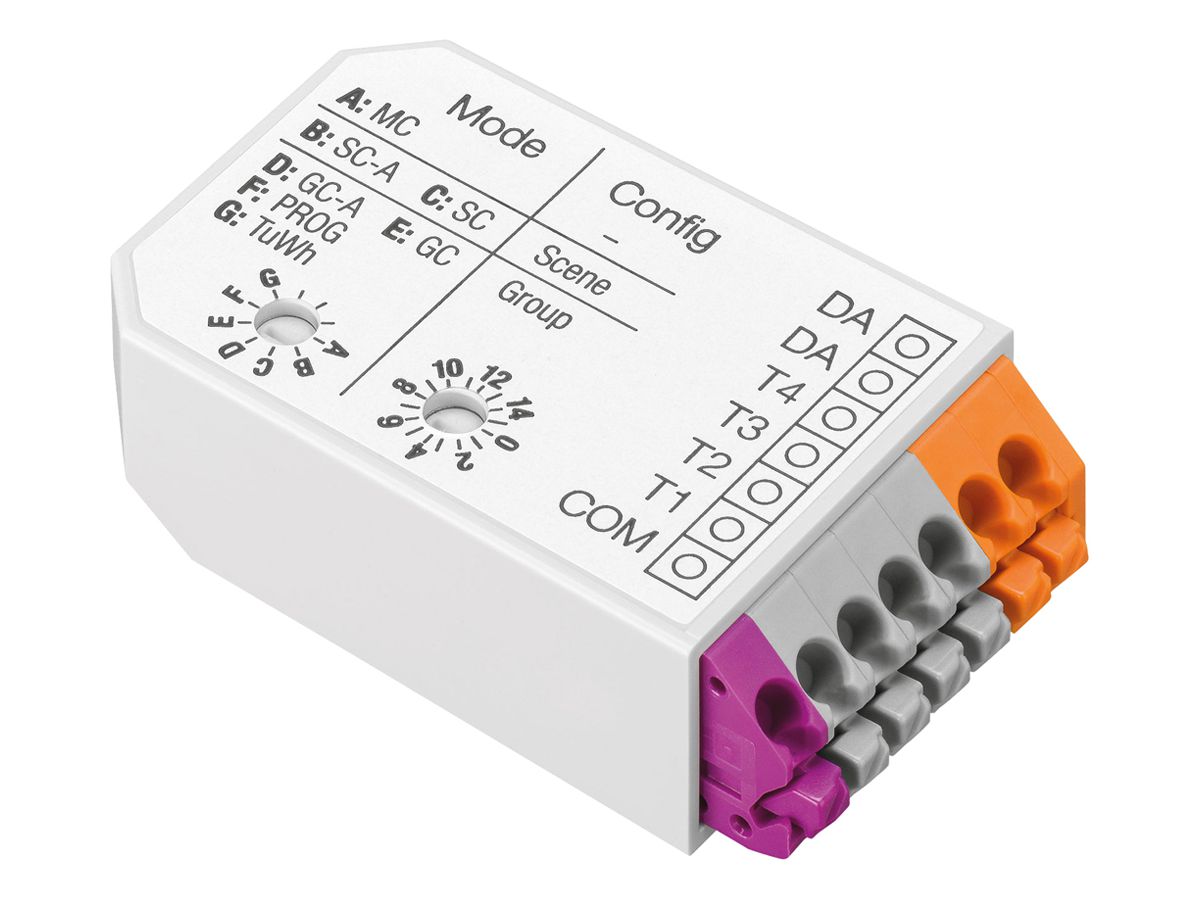 Steuermodul DALI XC, 4 Eingänge, IP20