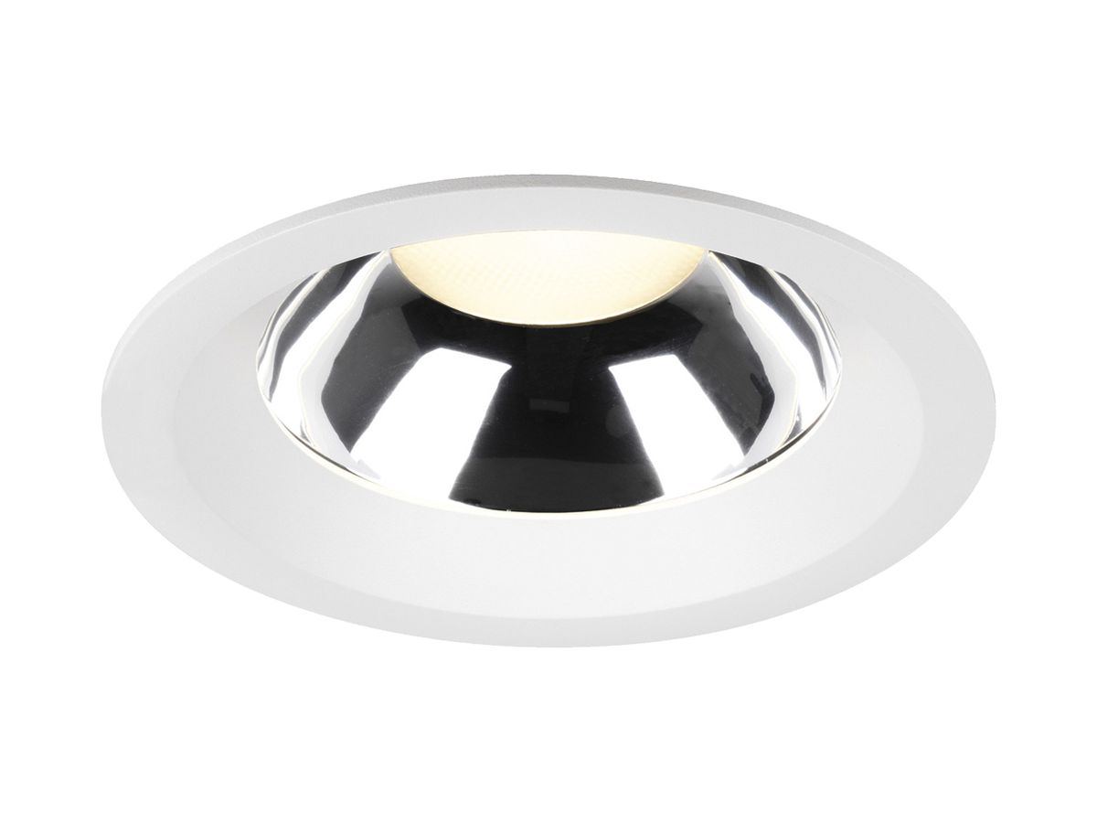 LED-Downlight SLV C 150 20W 2400lm 940 IP54 WB DALI Ø176mm weiss