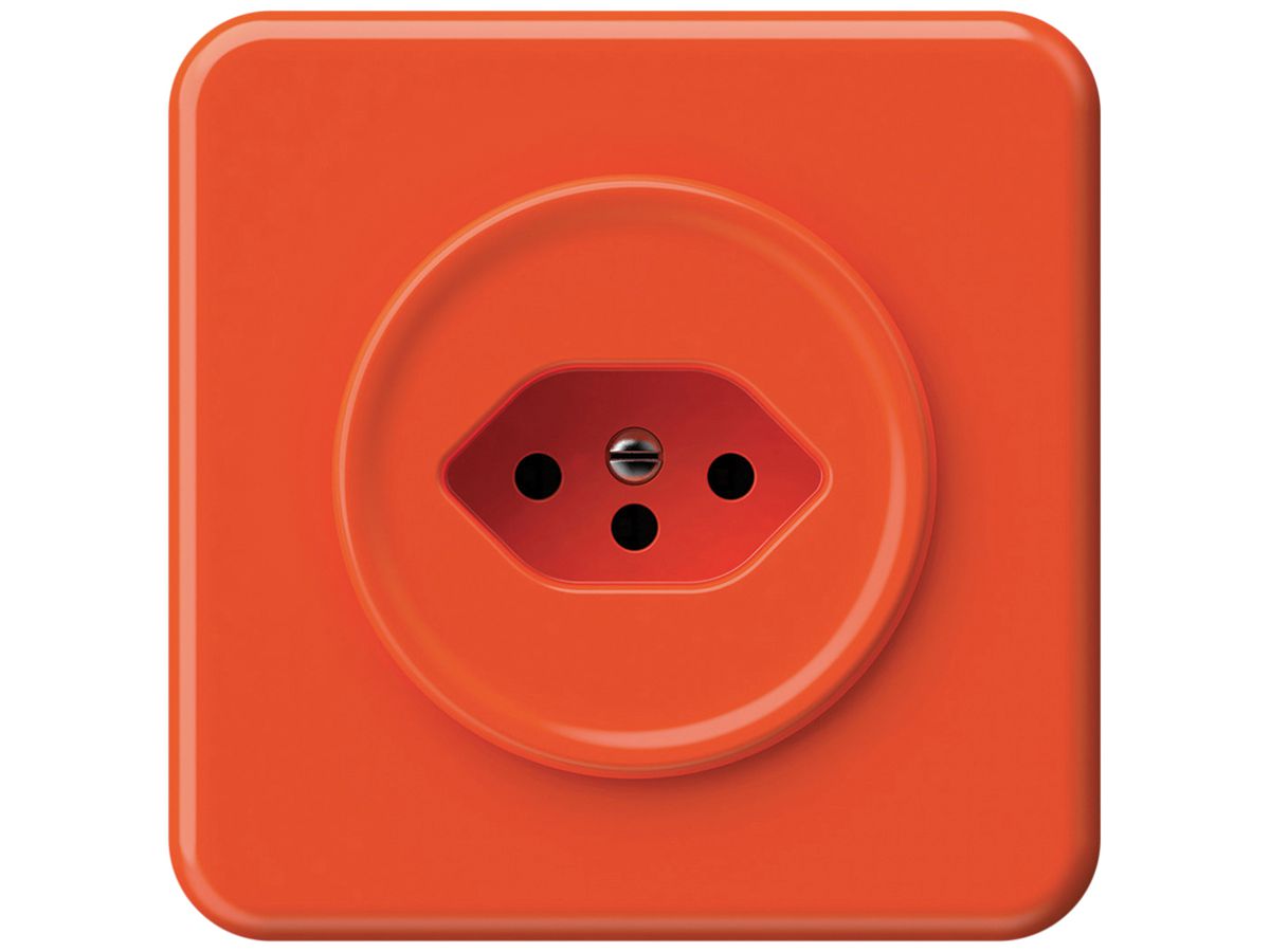 UP-Steckdose origin 1×Typ 13 10A 230V 92×92mm orange