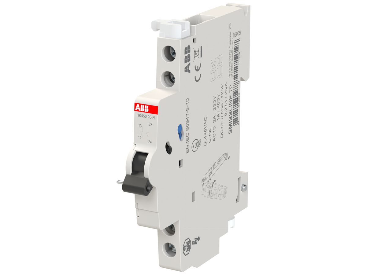 Hilfsschalter ABB SMISSLINE CLASSIC HK45020-R, 2S, 6A/230V, rechts