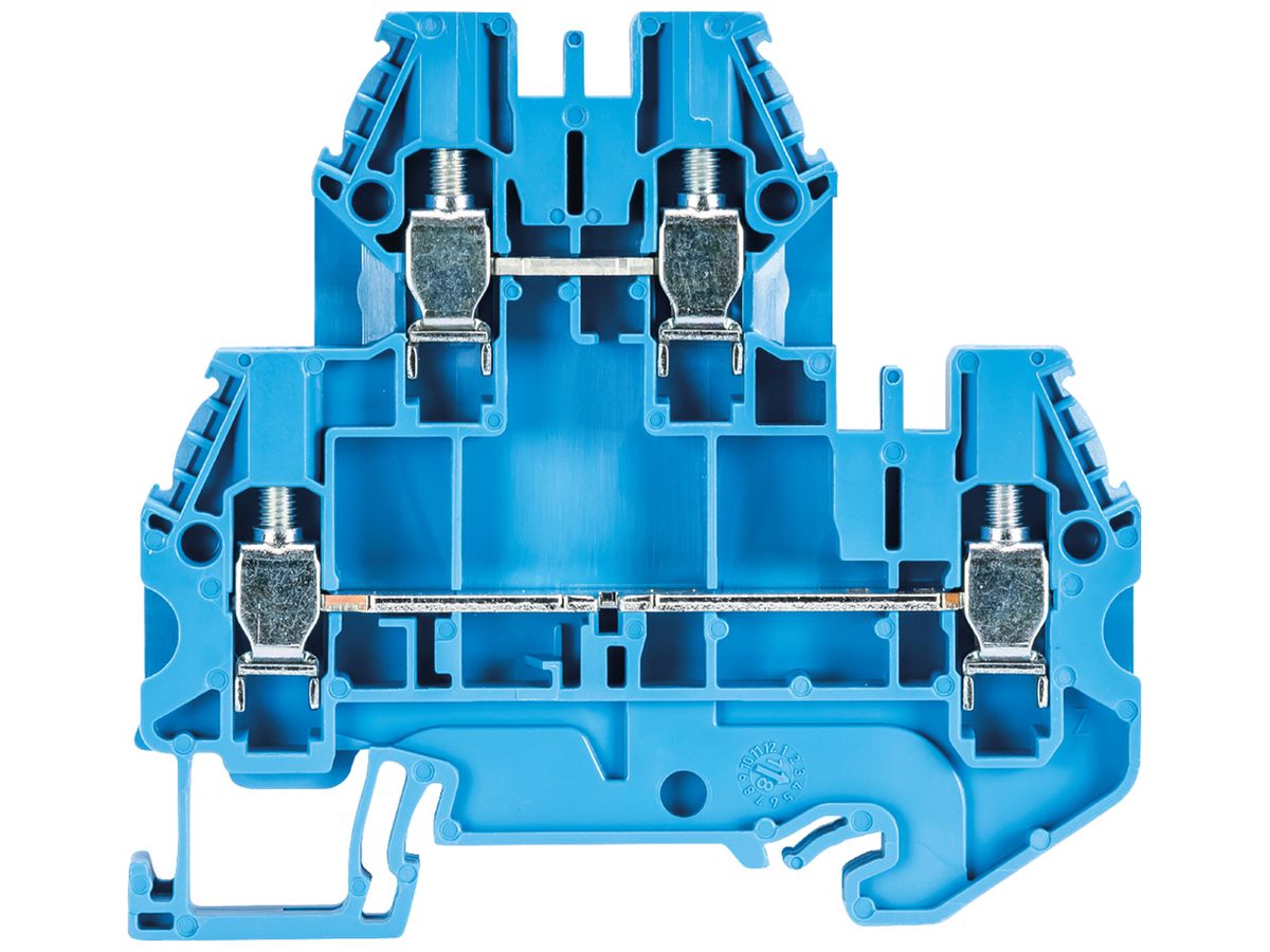 Durchgangs-Reihenklemme Wieland WT 4 E BL 0.14…6mm² 32A 800V blau