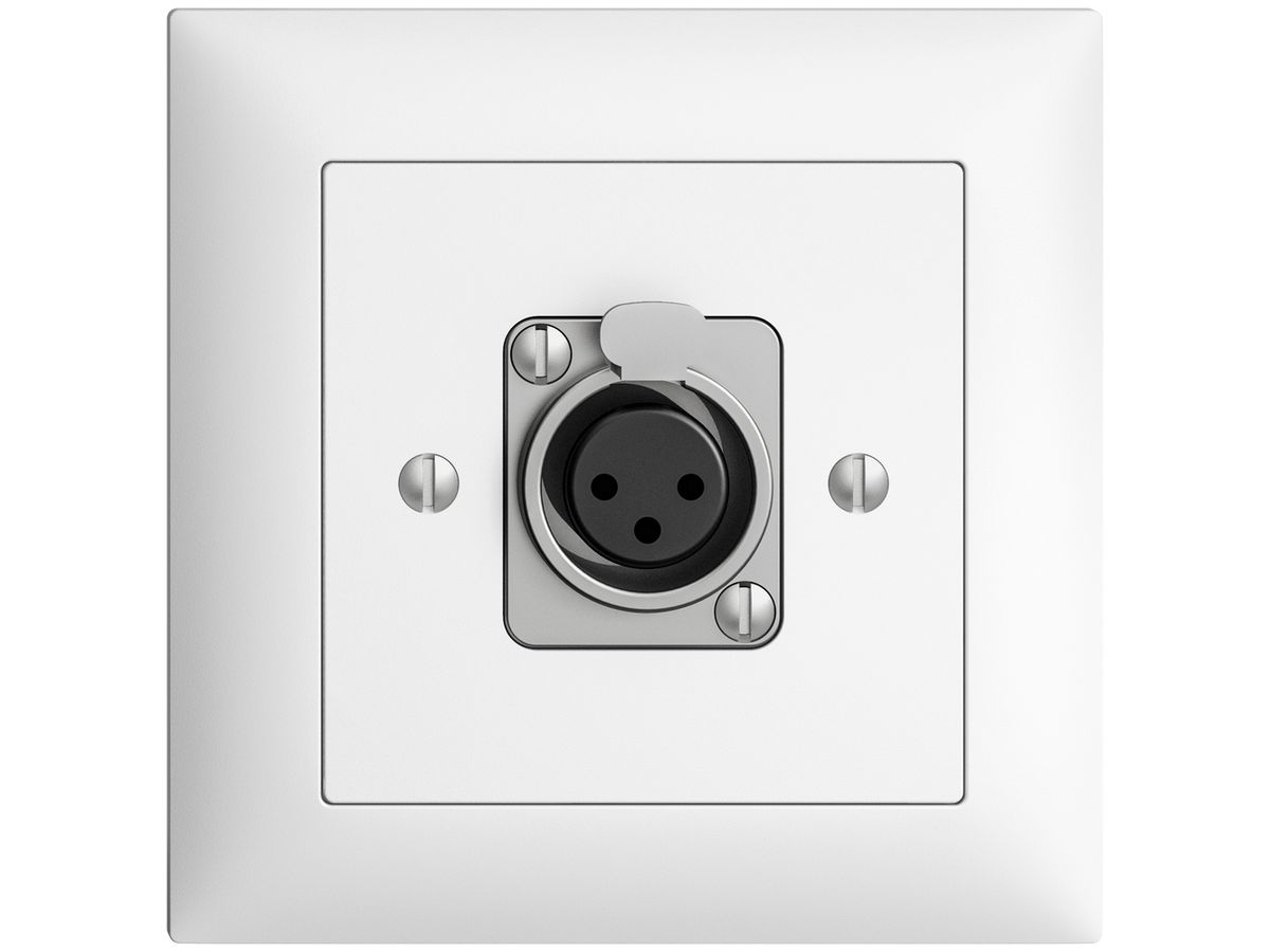 UP-Montageset EDIZIOdue XLR 3L P weiss
