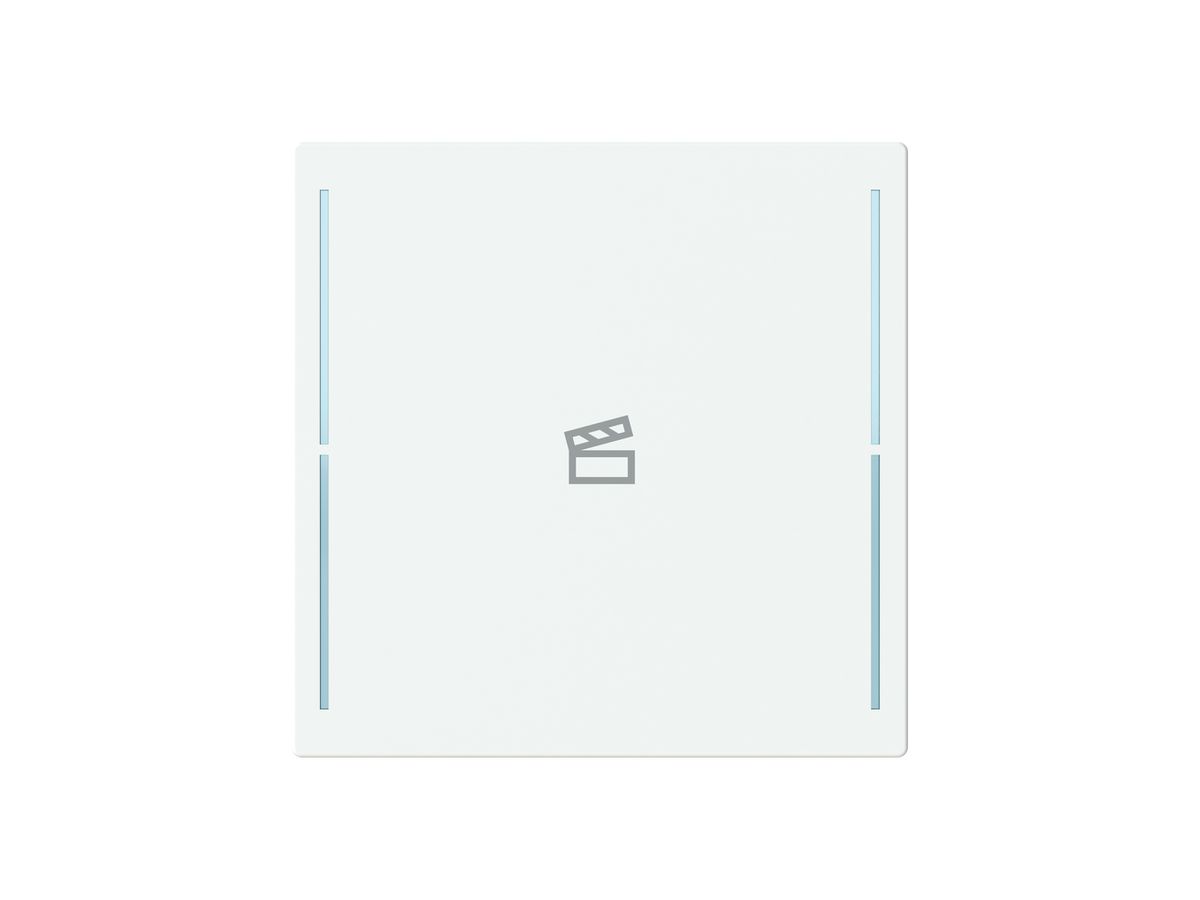 Tasterabdeckung ABB SIDUS touch 1-fach "Taster-Szene" weiss