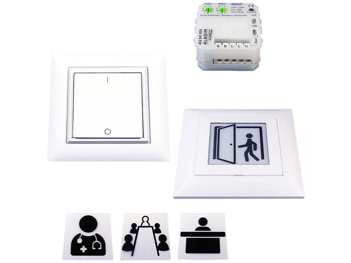 Eintrittsampel-Set 2 Flextron ALADIN EnO Design Feller EDIZIOdue