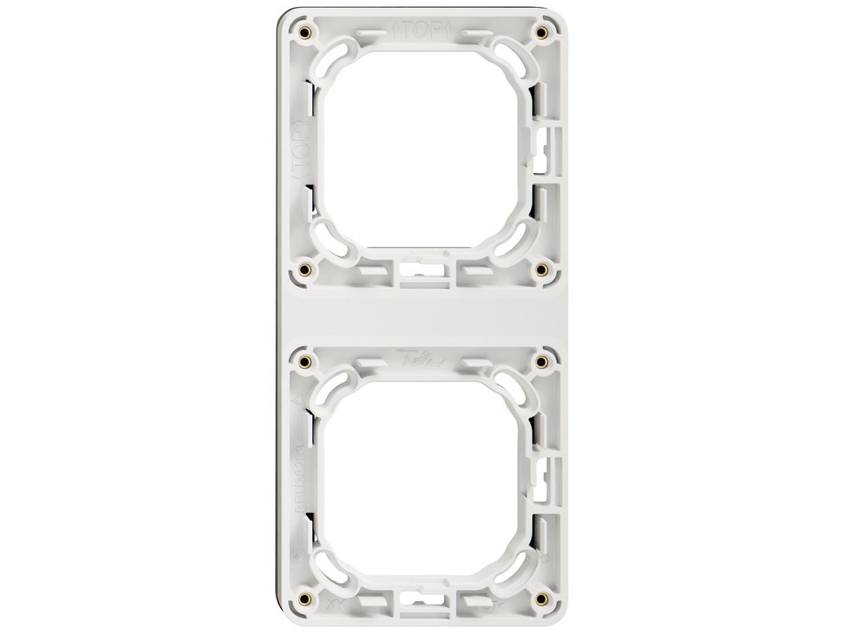 UP-Montagerahmen Feller NEVO SNAPFIX® 2×1 87×187mm weiss