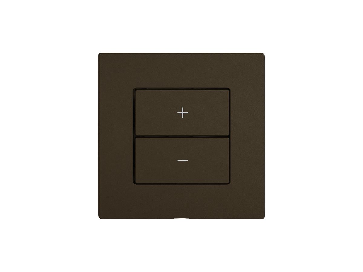 Bedienaufsatz zu Dimmer EDIZIO.liv Wiser SNAPFIX® 1K WLAN 2T br