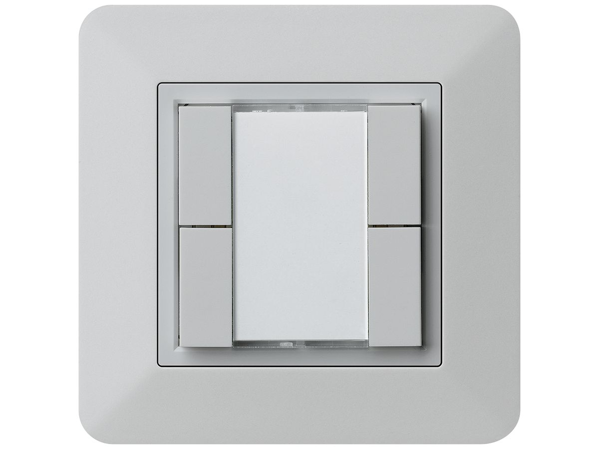 AP-Multifunktionstaster kallysto.trend KNX RF 4-fach hellgrau