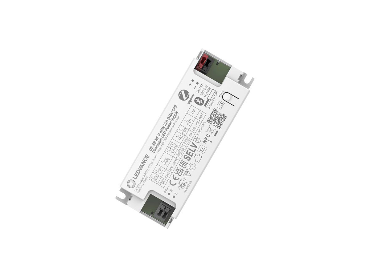 LED-Betriebsgerät LEDVANCE 45W 10…52V 600…1200mA DIM 118.2×45×25mm