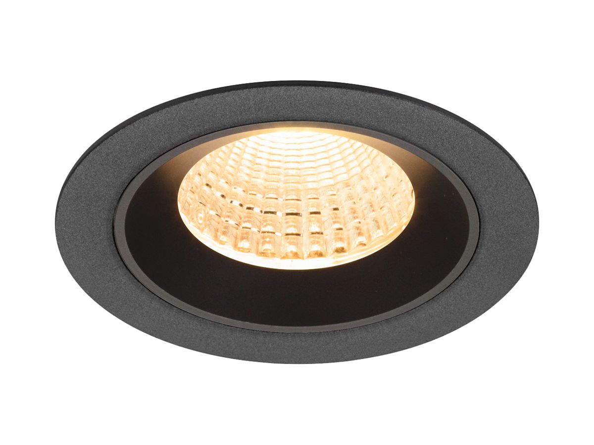 EB-LED-Deckenleuchte SLV NUMINOS M 12W 1700lm 2700K WB DALI DIM Ø105×68mm sz
