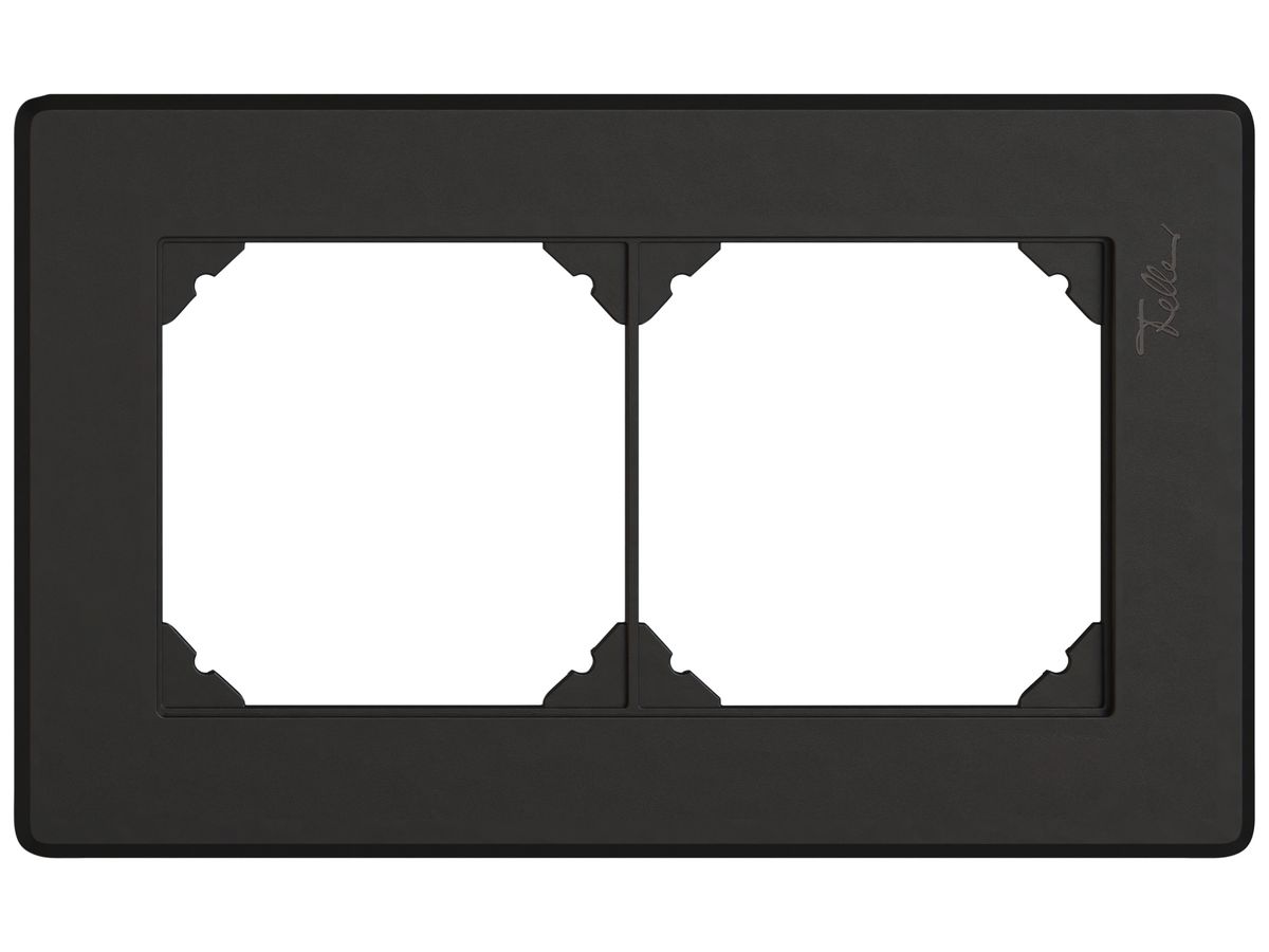 UP-Kopfzeile EDIZIO.liv SNAPFIX® 1×2 für frei wählbare Kombinationen schwarz