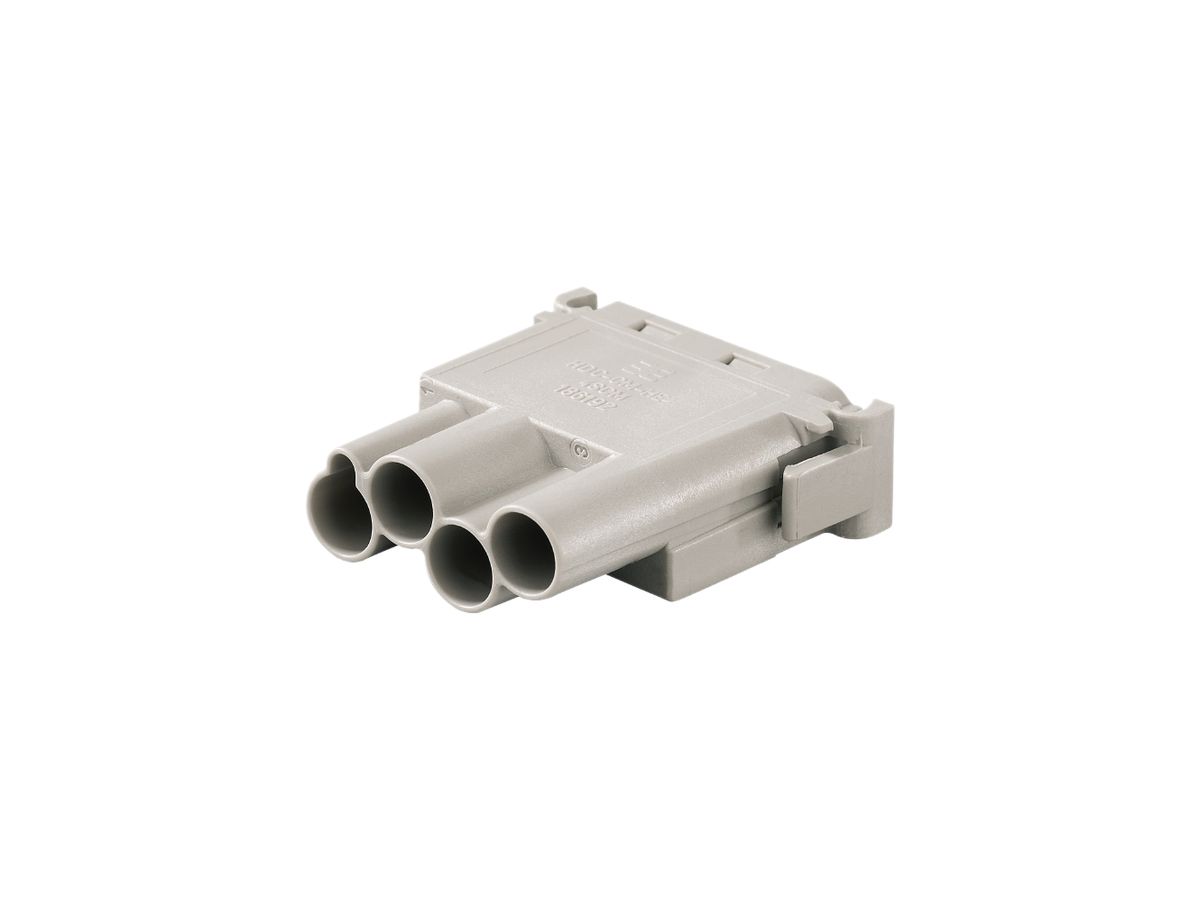Stifteinsatz Weidmüller HDC CM 630V 25A 4L Crimpanschluss