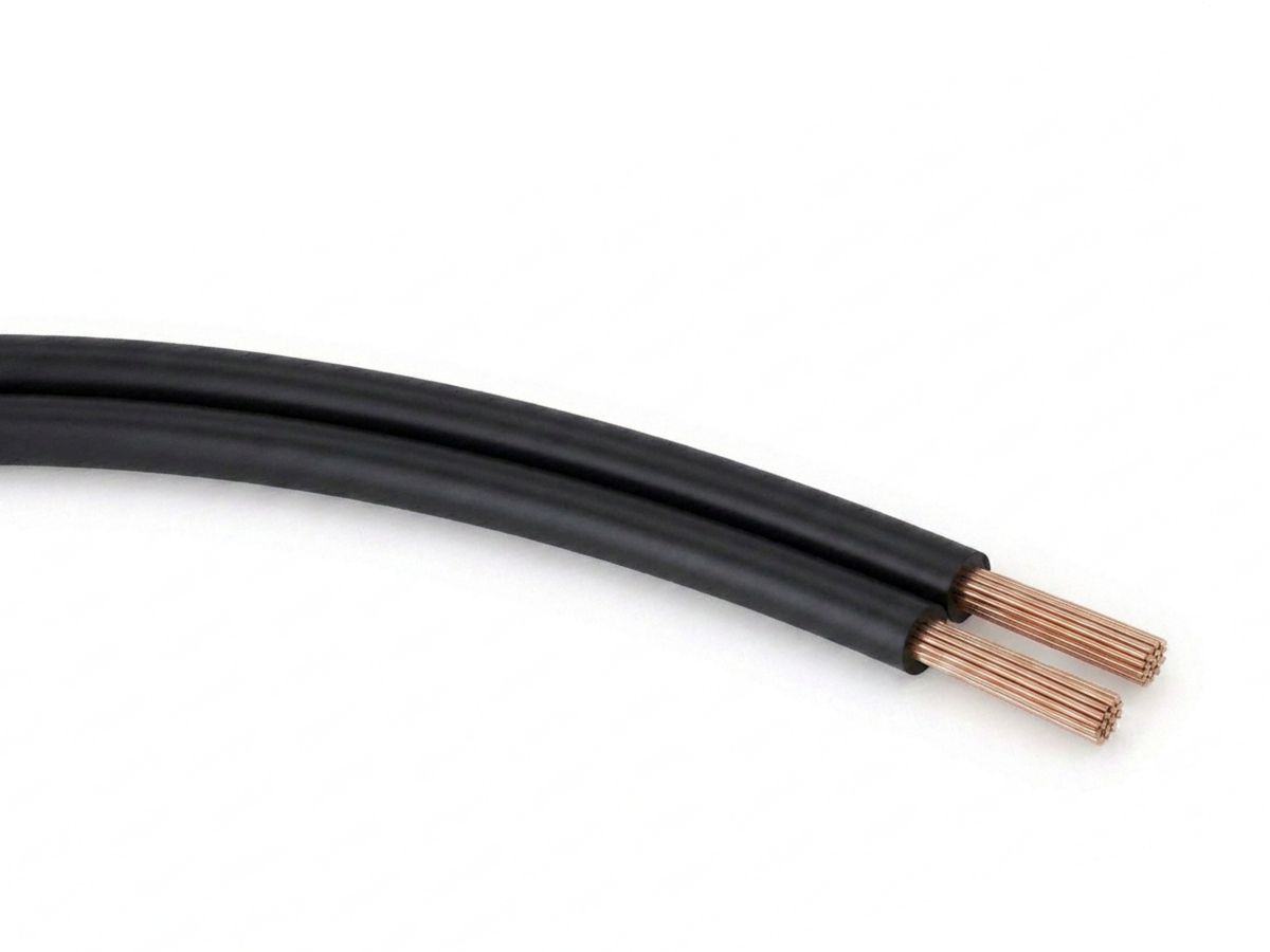 Tlf-Litze 2×0.75mm² schwarz