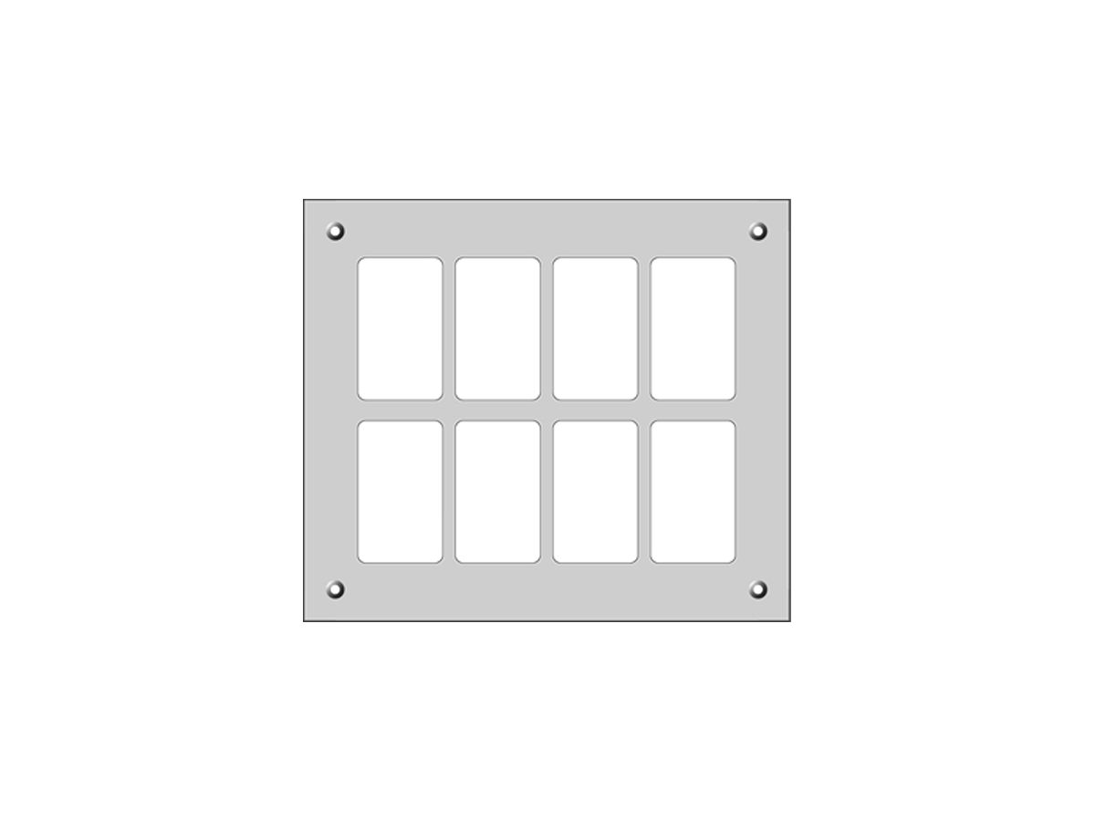 EB-Kopfzeile für Kombination 2×4 FLF weiss