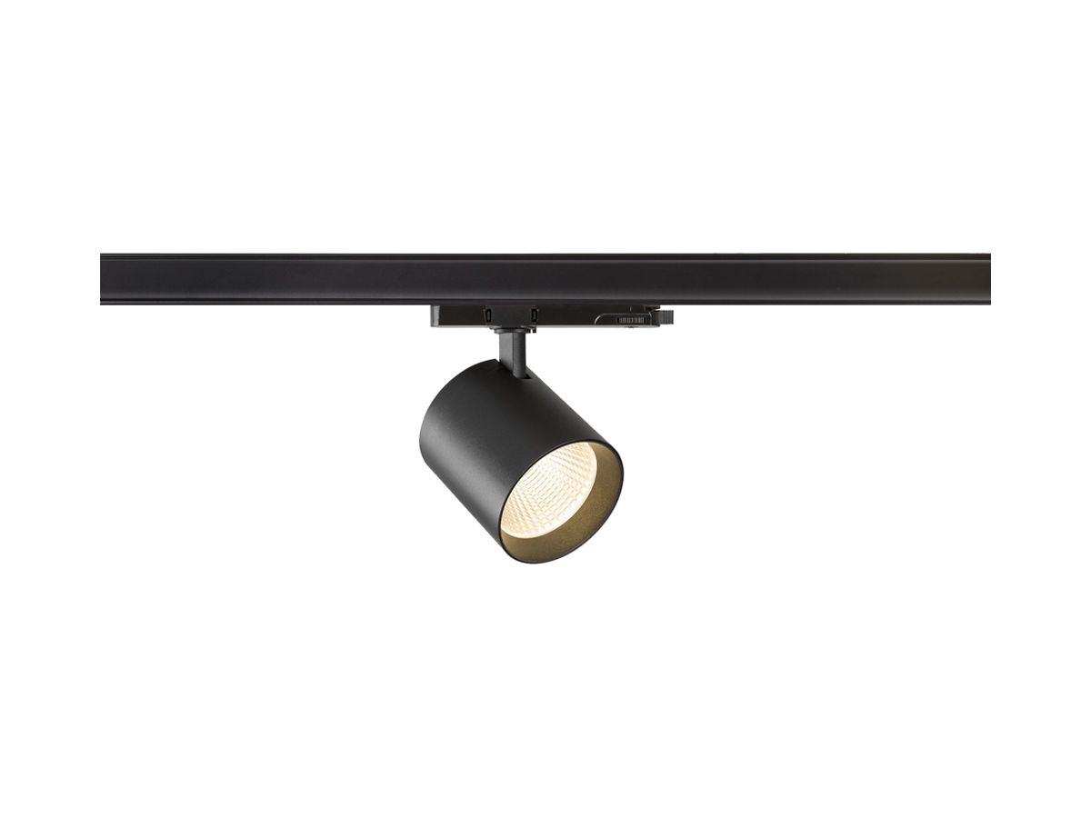 LED-Spot SLV TS C 17W 2450lm 930 50° AD3PH Ø100×105mm schwarz