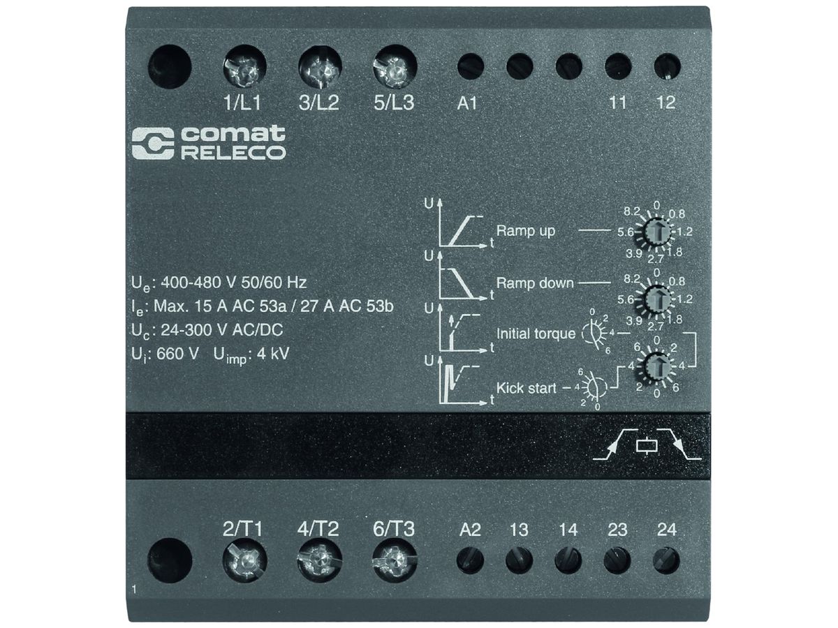 Softstarter ComatReleco 30A/480VAC 3×3-ph.CCM33H530USi
