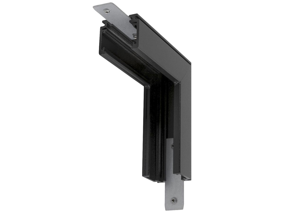 L-Verbinder SLV 48V TRACK Aluminium 84×26.2×84mm schwarz