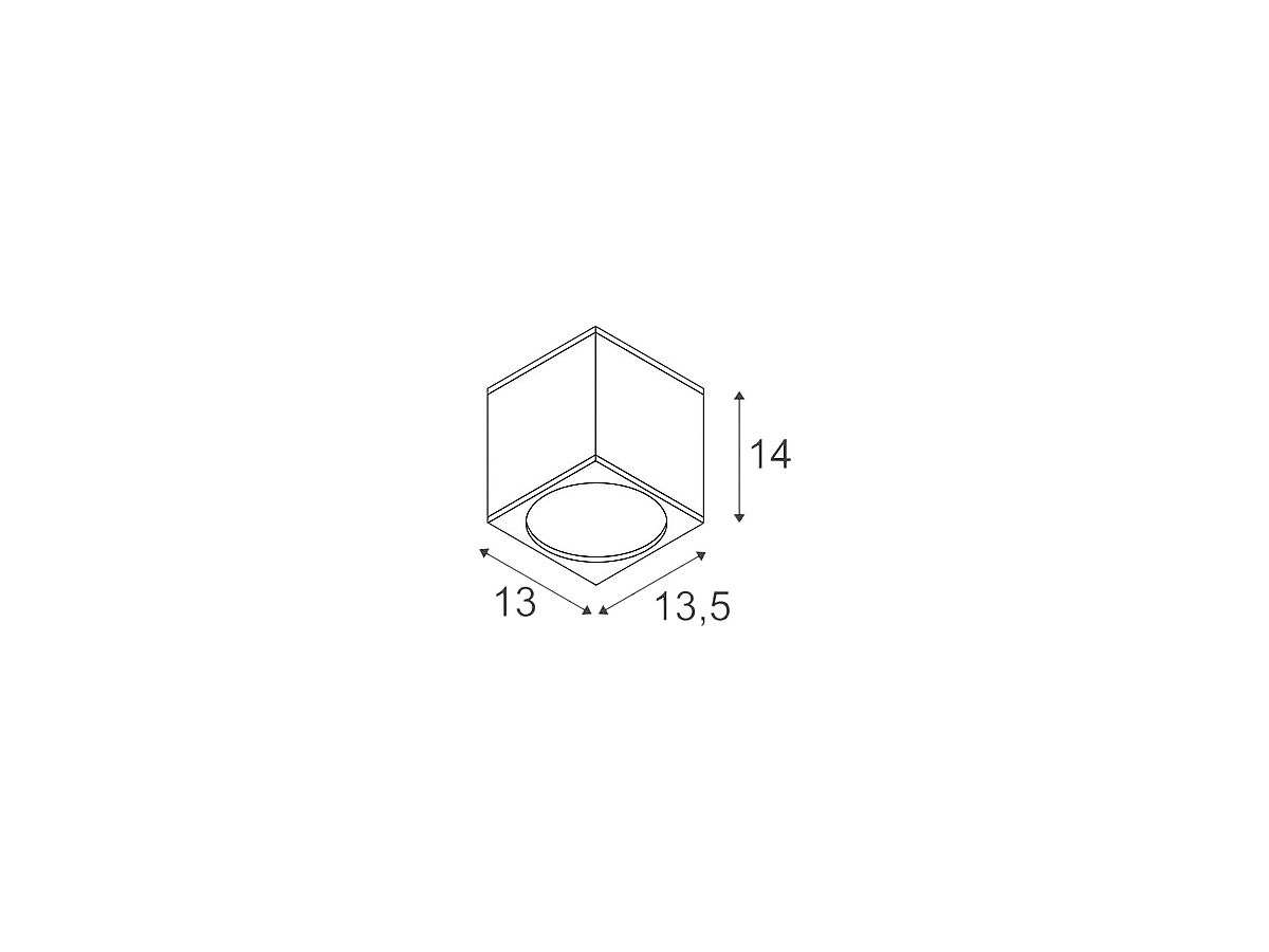 LED-Wandleuchte BIG THEO, Flood down 17.5W 2000lm 3000K IP44 anthrazit