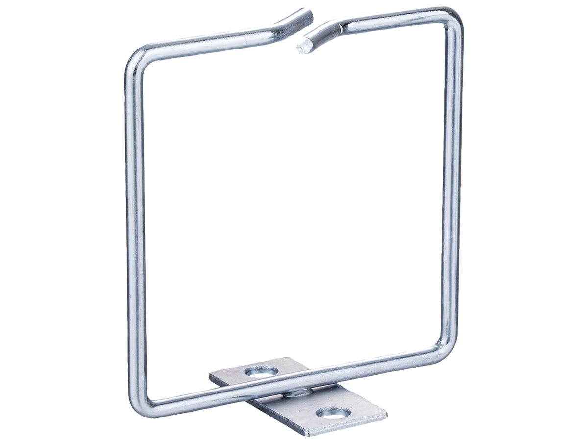 Kabelführung ROLINE vorne 80×80×42mm Metall rostfreier Stahl