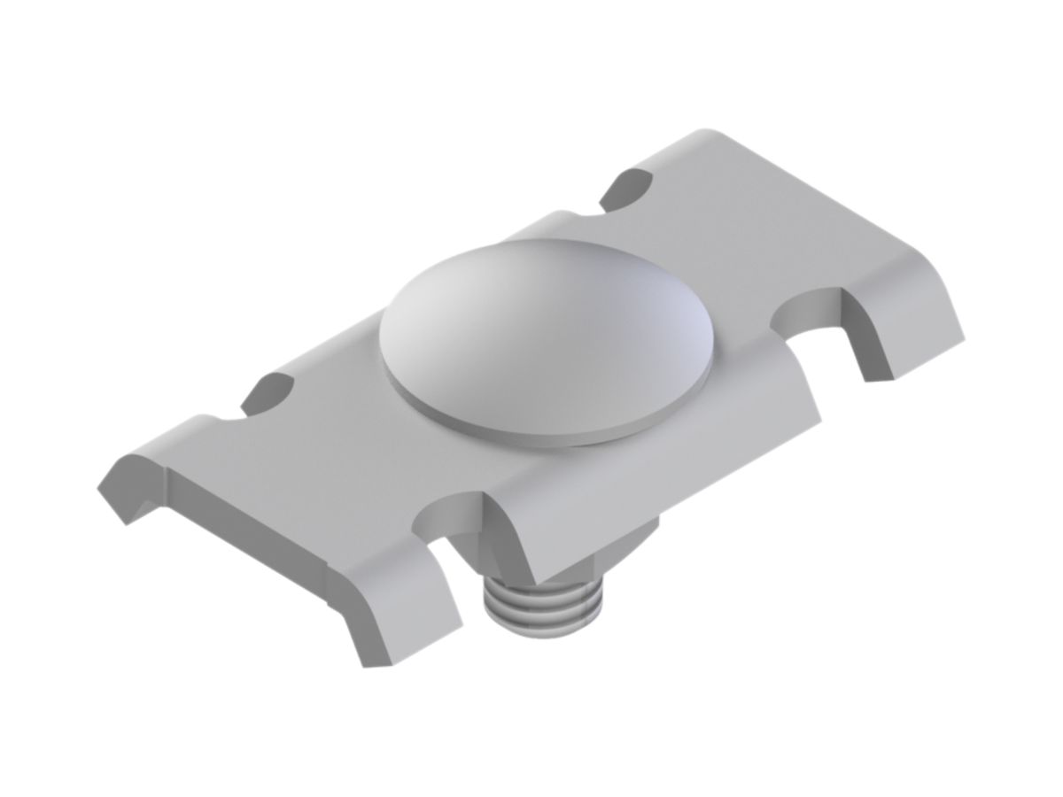 Klemmstück 40×21 mm für MB, KP, WSMB an Ausleger gvz