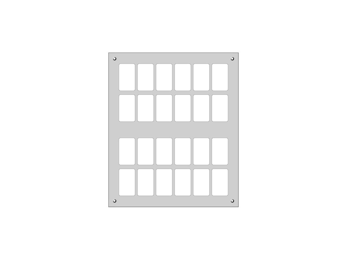EB-Kopfzeile für Kombination 4×6 FLF weiss