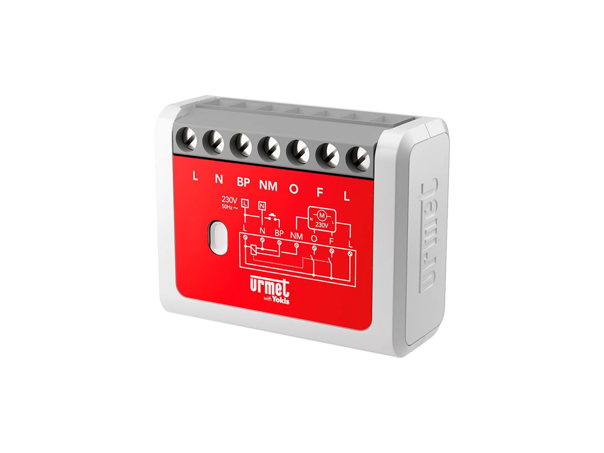 EB-RF-Jalousieaktor Urmet MVR500E-UP Zigbee 1×Ausg 2A 500W AC 1×Eing