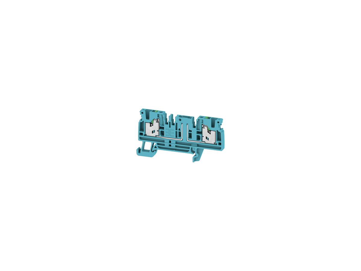 Durchgangs-Reihenklemme WM SDT 2C 0.5…2.5mm² 20A/500V Snap-in TH35 bl
