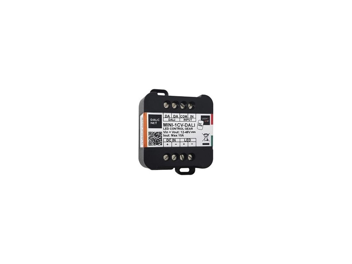 LED-Betriebsgerät DALCNET MINI-1CV-DALI 12…48V 0-10V 1-10V DALI DIM 44×57×25mm