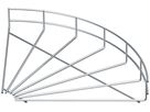 Bogen 90° Bettermann 55×100mm galvanisiert zu Gitterkanal
