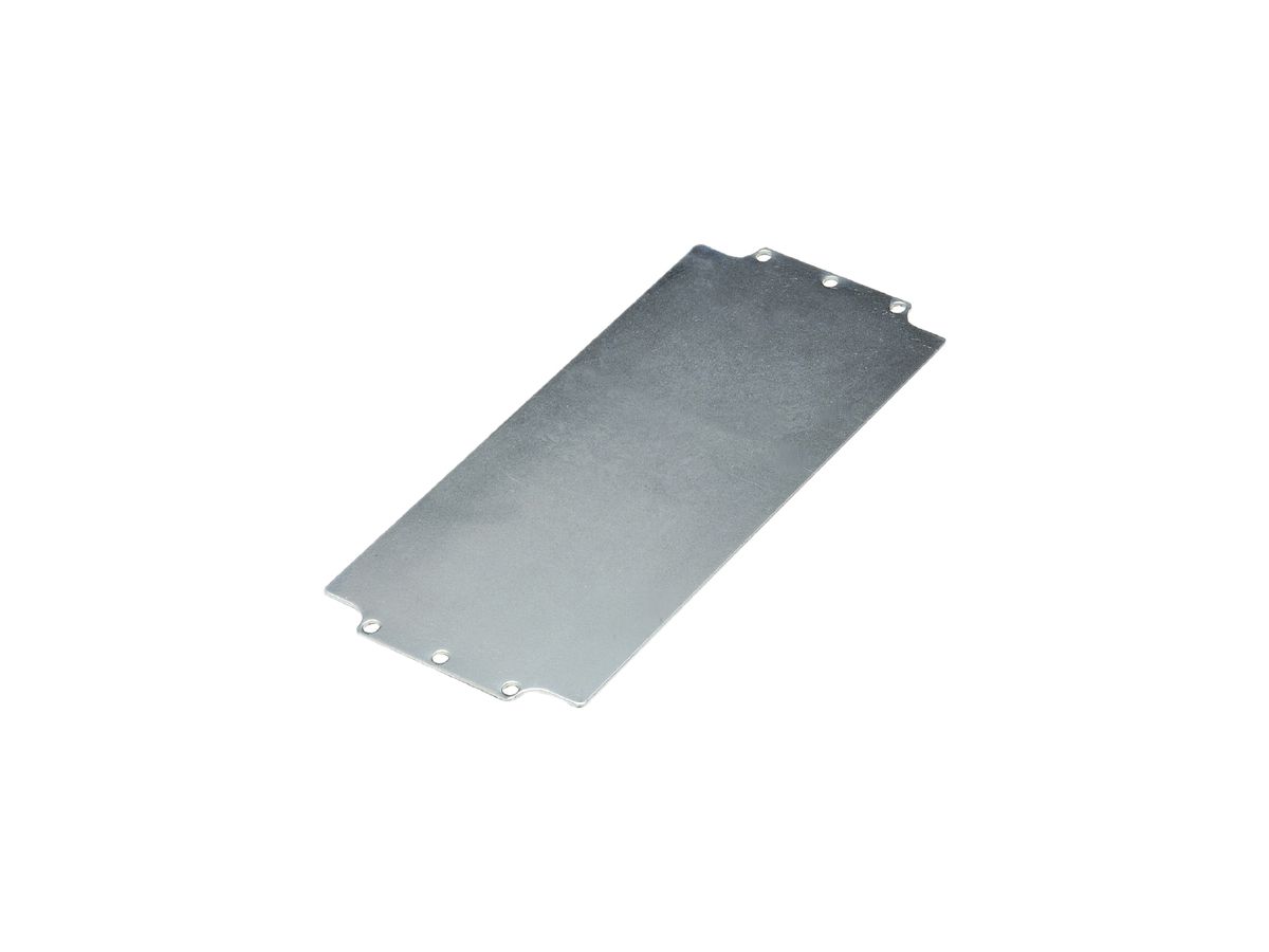 Montageplatte Weidmüller POK MOPL 143×545×1.5mm Stahlblech verzinkt