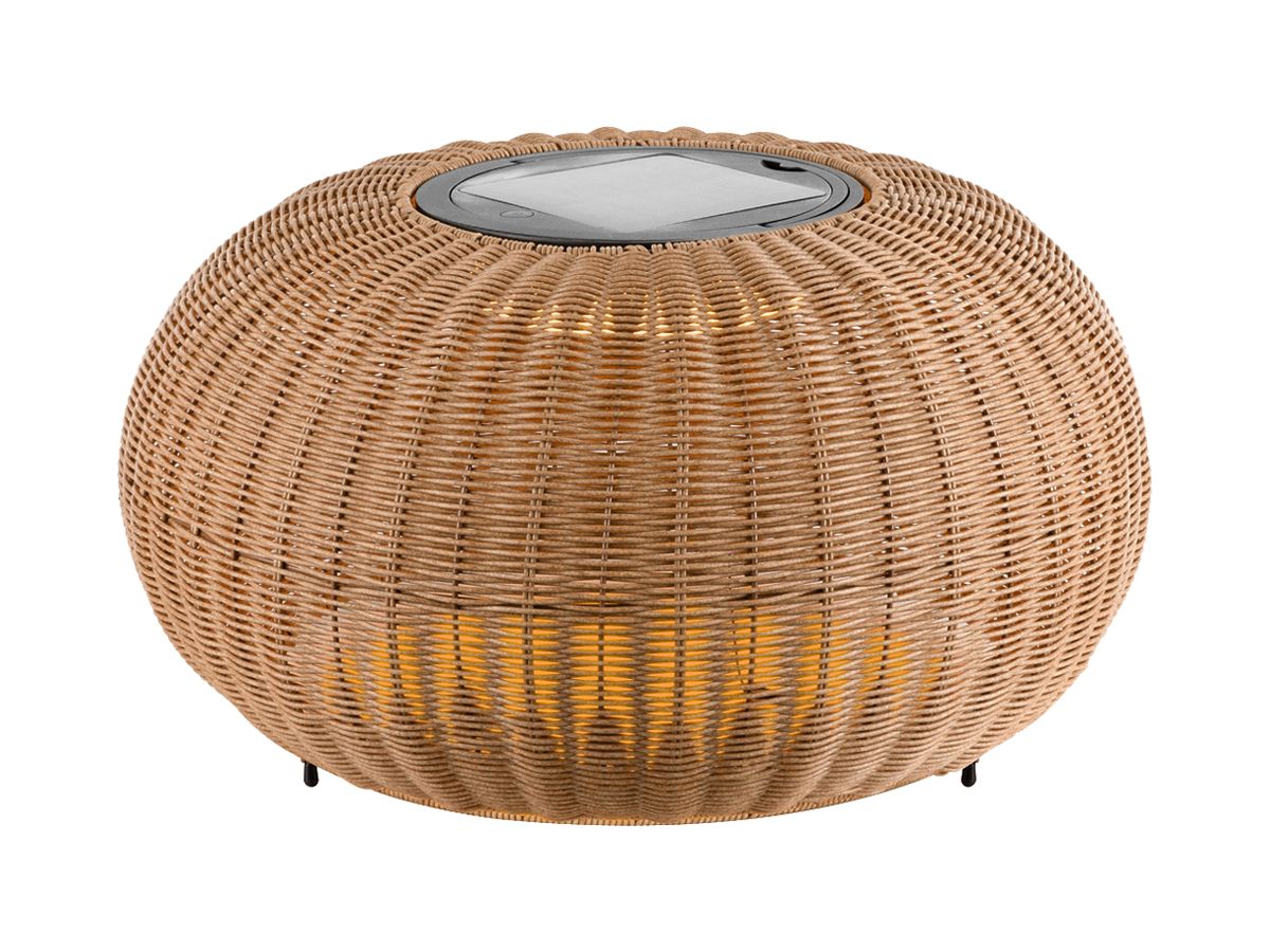 LED-Stehleuchte SLV ADEGAN Solar IP65 4.35W 85lm 2200K DIM braun