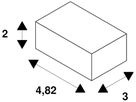 LED-Betriebsgerät SLV 2.8…4.55W 8…13V 350mA DIM 48.2×30×20mm