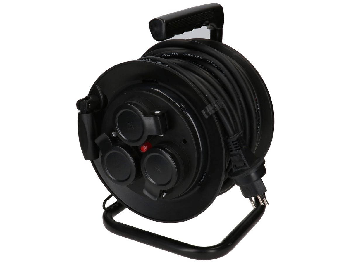 Kabelrolle MH REEL 3×T13 20m IP44 schwarz