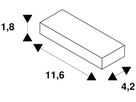 LED-Steuergerät SLV DALI PUSH-DIM, 1…100%, 10…24VDC (max. 5A)