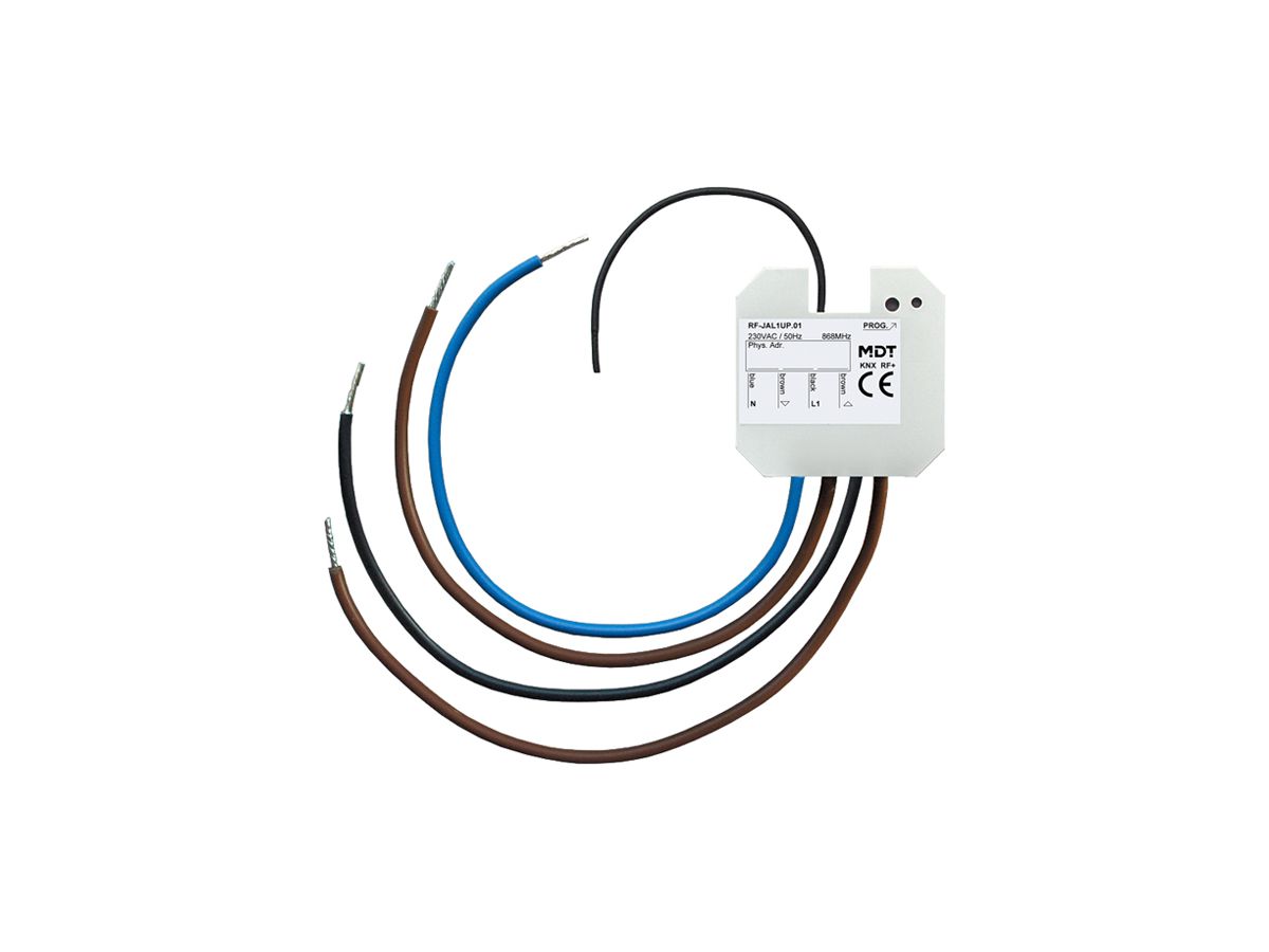 EB-Jalousieaktor KNX RF+ MDT RF-JAL1UP.01 1-Kan 10A 300W 230VAC