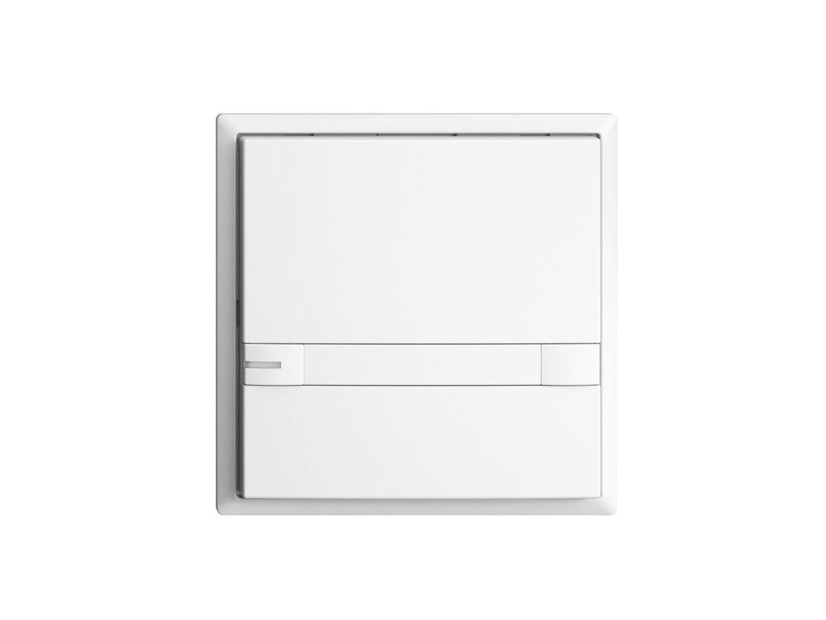 UP-Taster KNX 1-fach EDIZIOdue colore weiss RGB mit LED mit Papiereinlage