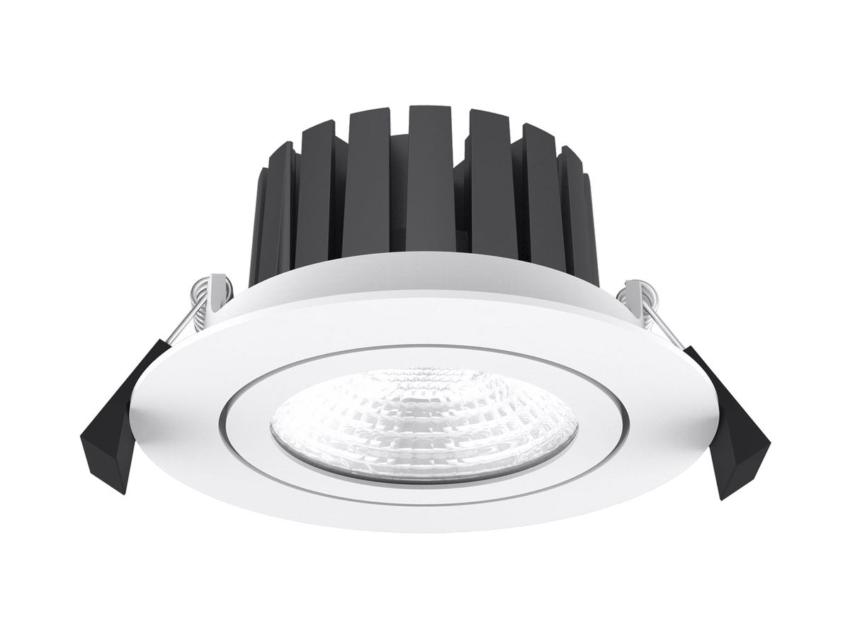EB-LED-Spot Sir Heian Luna R 5W 460lm 3000K IP65 MB DIM Ø68…72mm weiss
