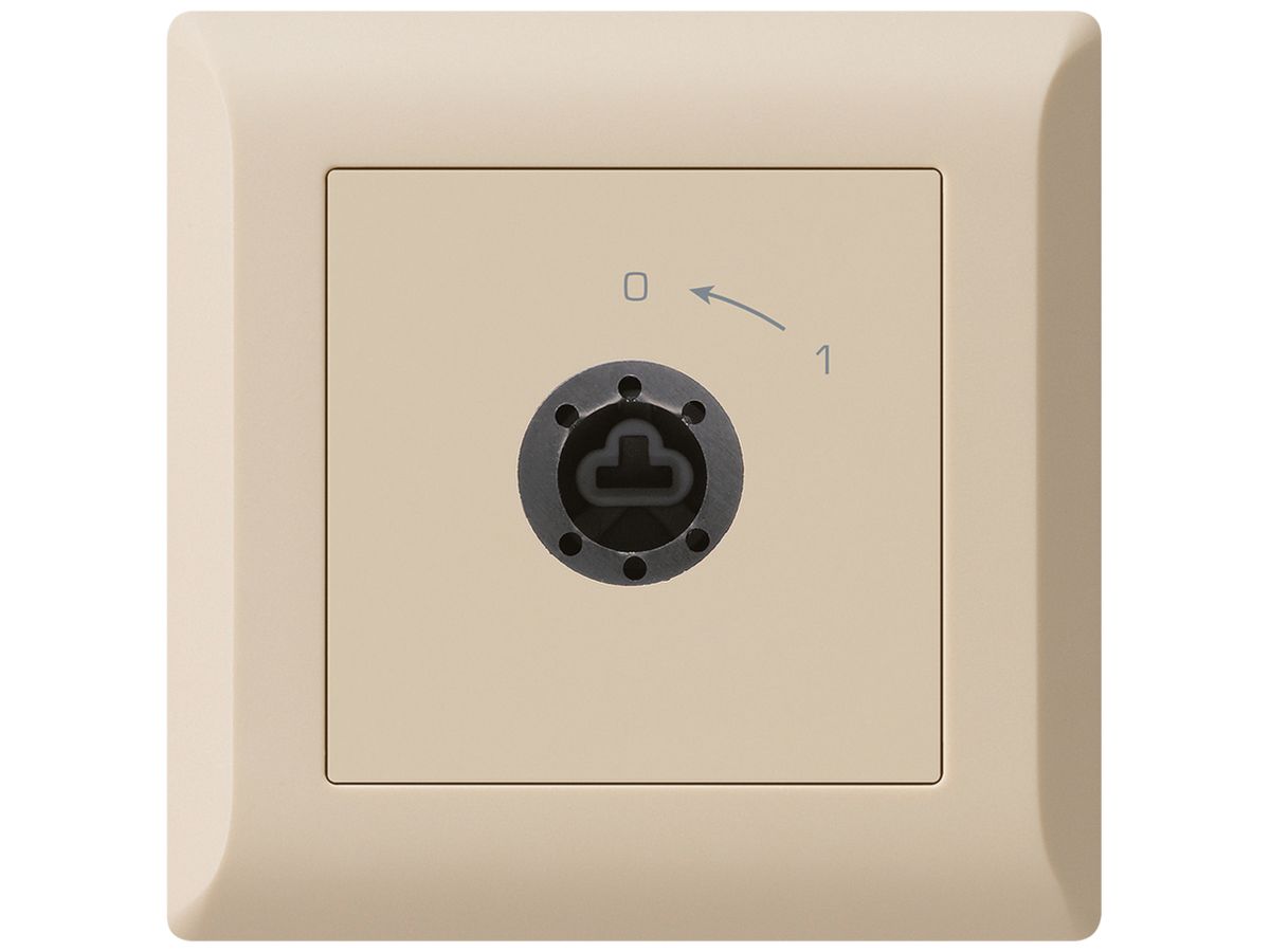 UP-SchwenkTaster 0<-1/1L kallysto.line beige für Schloss ohne Zylind