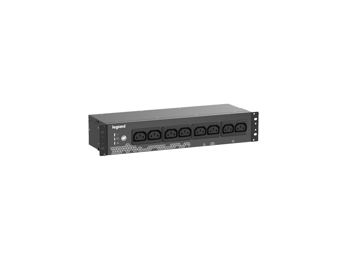 USV-Anlage Legrand KEOR PDU 19" Rack 2U, 1L/1L, 800VA/480W, 3min à 80%, sz