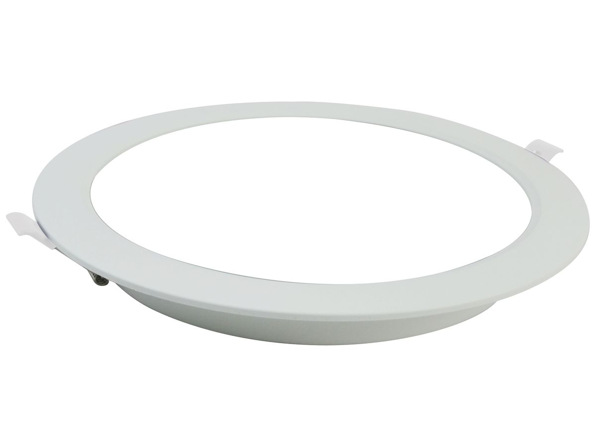 LED-Downlight DOTLUX CIRCLEflat 12W 900lm 4000K 120° Ø175mm weiss