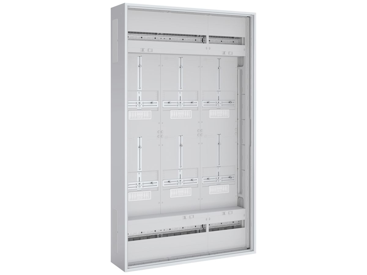 UP-Verteiler PrismaSeT XL IP44 2 Reihen 6 Zählerplätze 800×1400×210mm