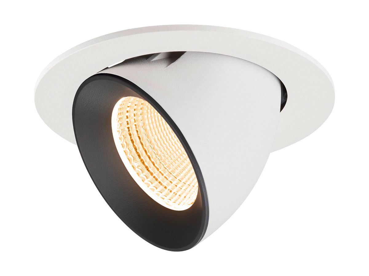 LED-Downlight SLV NUMINOS GIMBLE L 17W 2400lm 2700K WB DALI Ø145 ws/sz